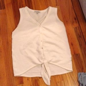 Green envelope white medium tanktop